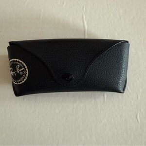 Ray-Ban Black Leather Sunglasses Case